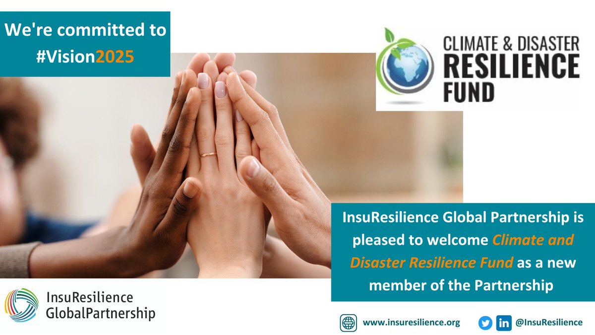 📢New Member📢 With successful implementation of climate and disaster risk mitigation & resilience building solutions in Southern Africa, the IGP warmly welcomes Climate and Disaster Resilience Fund to the Partnership🎗️ Learn more about CDRF's work ▶️ climateresiliencefund.org.za