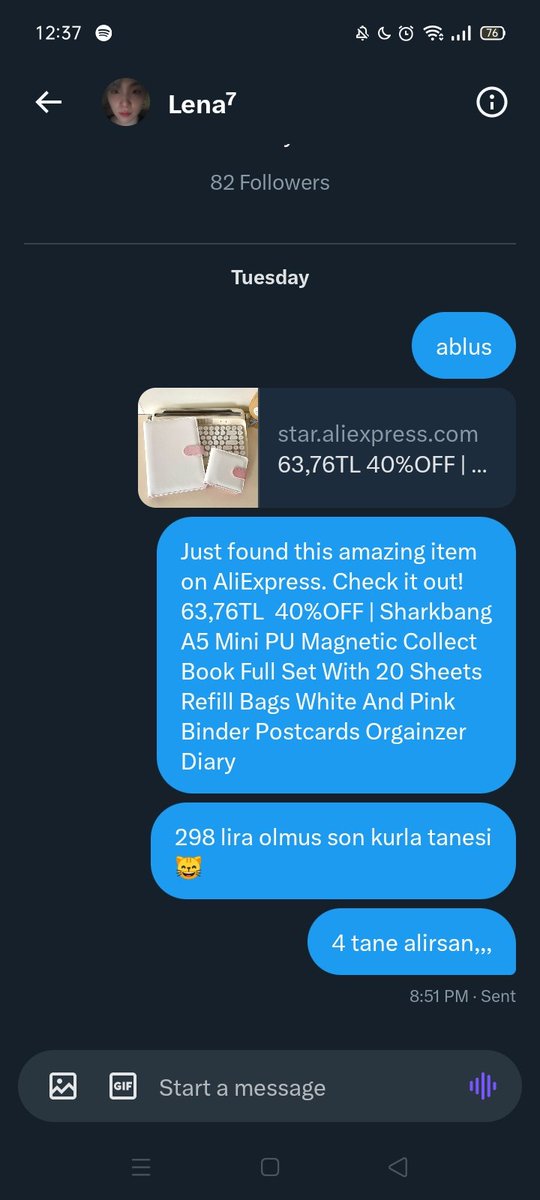kedissoul's tweet photo. IFSA‼️
@takastimewaster

@yo0nlie‼️

kendisi daha 10 gun once 291 TL'ye  aldigimiz 20 sayfali ayni binderlara tanesi 410 liradan go acmisti😸😸😸😸ben de gorunce sasirip zam mi gelmis falan dedim tabi ablamiz akilli yapistirdi cevabi ben de gidip siteden baktim sonra emin olmak+ https://t.co/D08LBMhTu0