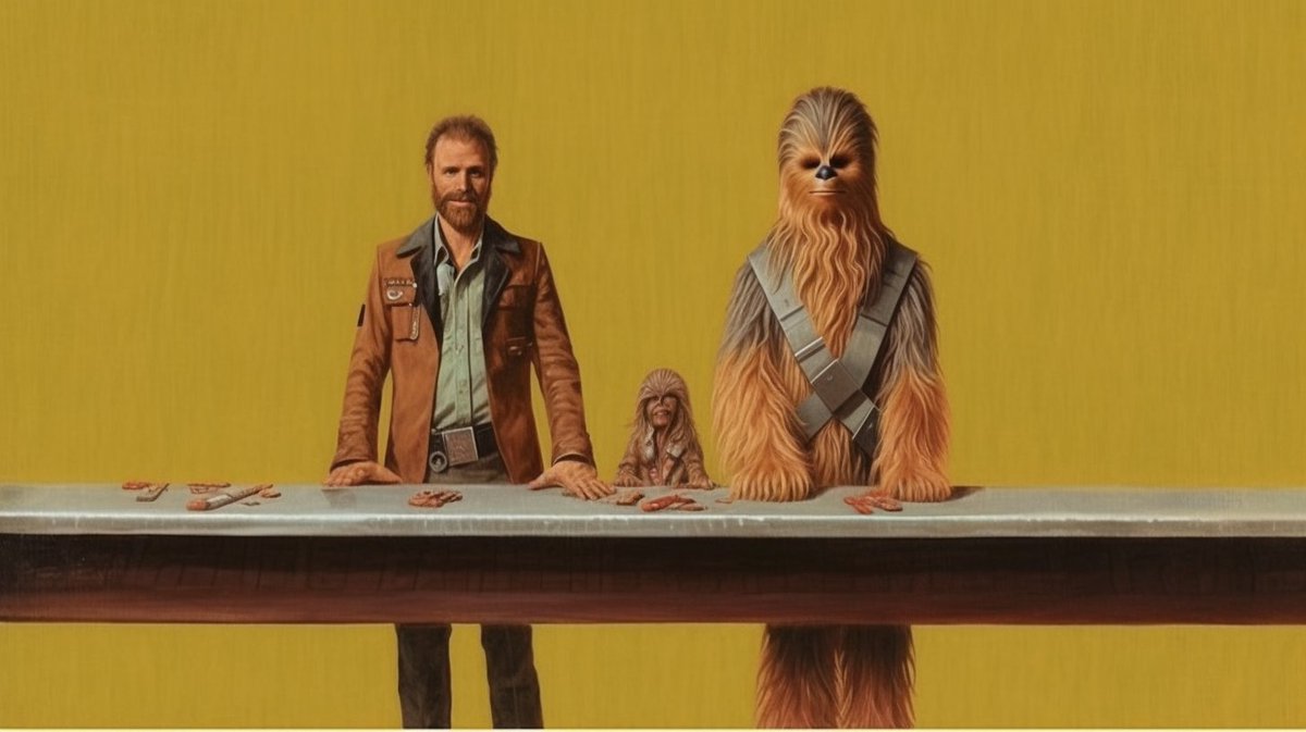 isolacium's tweet photo. Star Wars when you can't be arsed to do Star Wars properly, AKA; Disney Star Wars. Episode 2

#starwars
#midjourney
#MidjourneyAI
#disney https://t.co/uhWcRaUorC