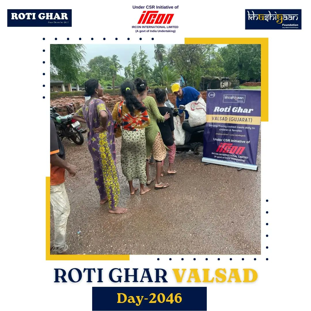 RotiGharIndia's tweet photo. Date : 22-07-2023
Location :
Delhi
Valsad
Vitava
Mumbai
Roti Ghar : Day 2046
"The highest of distinctions is service to others"
Be kind to everyone and spread happiness across!
.
#upliftingsociety #helpingothers #feedingkids #hungerfree
#Hungerfreeindia #Kidsofrotighar https://t.co/VQMxW9YEhr