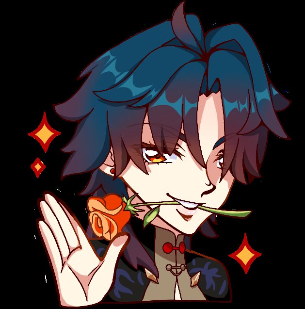 JustCalIMeNatt's tweet photo. Blade one is also cursed.... Maybe not as cursed as the welt one...
-feel free to use as emote :D
(Disclaimer edit of ingame genshin sticker)
#blade #StarRail #starrailblade #bladestarrail https://t.co/9q92pCT3Gl