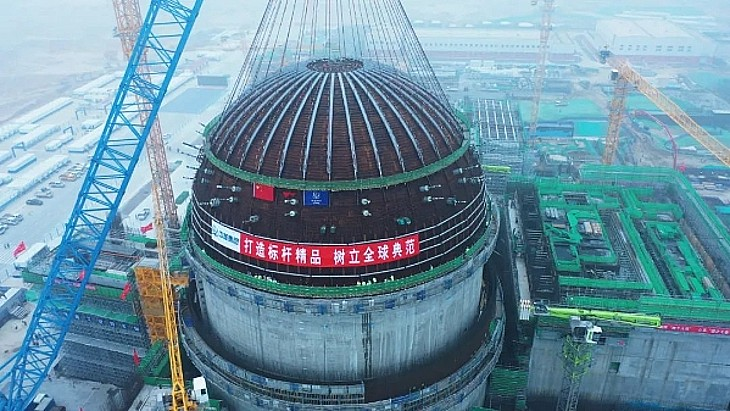 So if I'm reading this right, construction of this reactor (Xudapo 3) began in July2021. They've already put the dome on top of it 😳
world-nuclear-news.org/Articles/Dome-…