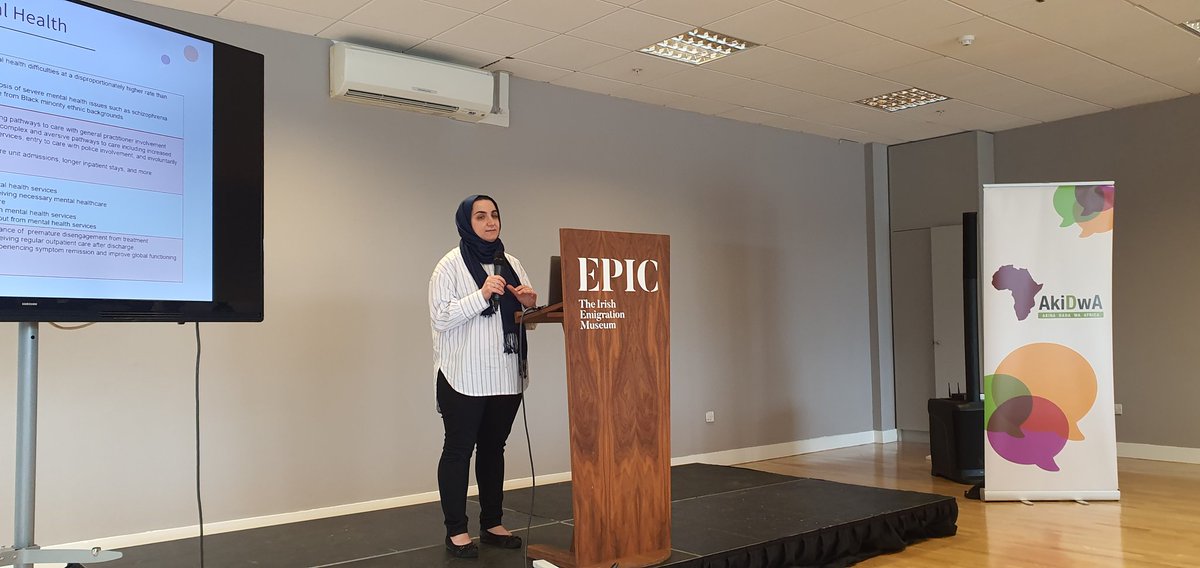 Culture identified as very important factor on ethnic minority mental health- cultural competence training is key Zahra Farahani- researcher. Akidwa conference & Launch - Lets Talk Podcast.