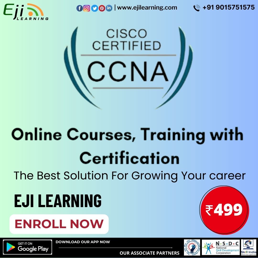 EjiLearning's tweet image. 🌐 Boost Your Networking Skills with CCNA Online Course! 📡💻
Are you ready to take your career in IT to the next level? 🚀 Enhance your networking expertise and gain a competitive edge with the CCNA Online Course! 🌟
Follow @EjiLearning 
Featured #ejilearning