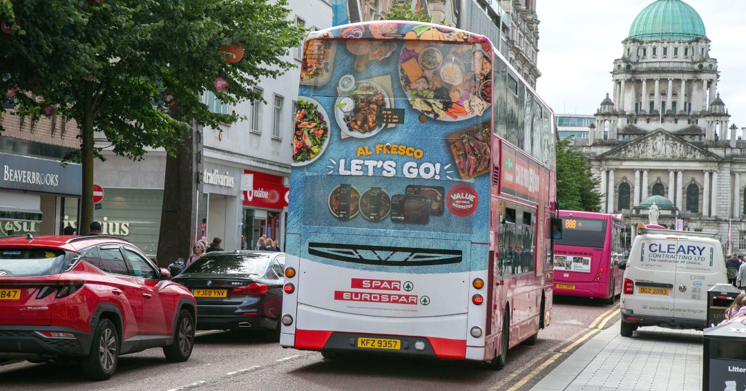 Global Northern Ireland (@globalnireland) on Twitter photo Al fresco. Let’s Go! 🥘🥗☀️
<a href="/SPARNI/">SPAR NI</a> & <a href="/EUROSPAR_NI/">EUROSPAR_NI</a> are serving up super-sized outdoor dining inspiration on… em… #outdooradvertising with these unmissable Mega Rears! #perfectfit 😉
🏷️ <a href="/HendersonGr0up/">Henderson Group</a> <a href="/genesisbelfast/">Genesis</a> <a href="/PMLGroupNI/">PML Group NI</a>
#busadvertising #retail #food #supermarket Al fresco. Let’s Go! 🥘🥗☀️
<a href="/SPARNI/">SPAR NI</a> & <a href="/EUROSPAR_NI/">EUROSPAR_NI</a> are serving up super-sized outdoor dining inspiration on… em… #outdooradvertising with these unmissable Mega Rears! #perfectfit 😉
🏷️ <a href="/HendersonGr0up/">Henderson Group</a> <a href="/genesisbelfast/">Genesis</a> <a href="/PMLGroupNI/">PML Group NI</a>
#busadvertising #retail #food #supermarket