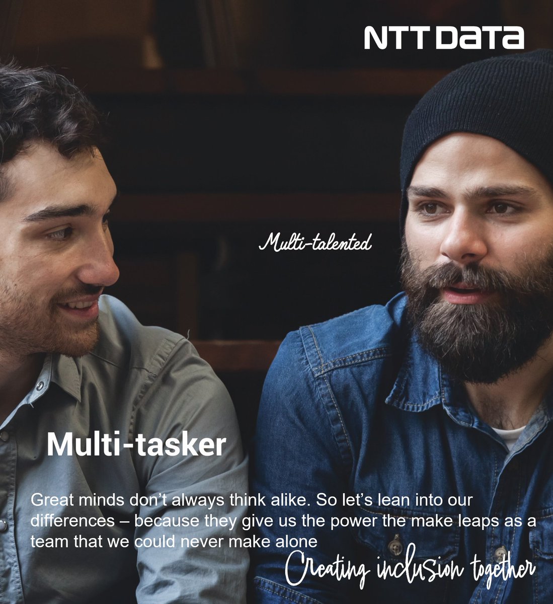 By fostering a culture of trust and safety, we create a sense of belonging and positivity that has a significant impact on every individual within our organisation. We call this "Creating Inclusion Together."  #nttdata #dei #inclusion blgs.co/11Q3qX