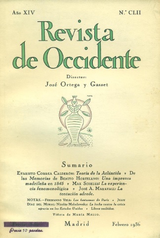 bibliotecaceu's tweet photo. #TalDíaComoHoy hace 100 años, se publicó el primer número de la Revista de Occidente. Publicación cultural y científica española de divulgación académica y fundada en 1923 por José Ortega y Gasset. https://t.co/1kcr7CW77T