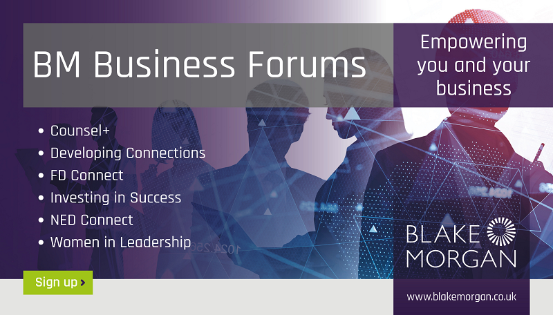 BlakeMorganLLP's tweet photo. Blake Morgan set up a number of forums designed to help you and your business.
From Investing in Success to Counsel+, there is commercially-minded advice and networking for all.
Find out more, and sign up, here: https://t.co/WXPo0amHGr #BusinessGrowth #Networking #BMforums https://t.co/d1aC5ILCQm
