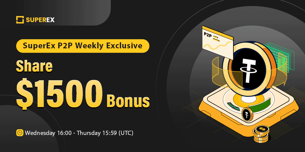 SuperExet's tweet photo. 📣Exciting News! #SuperEx weekly #P2P exclusive!
🚀 Purchase at least 200 #USDT on #SuperExP2P and get a 5 $USDT bonus.
💰 Limited to the first 100 users each week.
📅 Every Wednesday 16:00 - Thursday 15:59 (UTC) Don't miss out! https://t.co/DYH7oTUZoI https://t.co/j67IGnMXKw