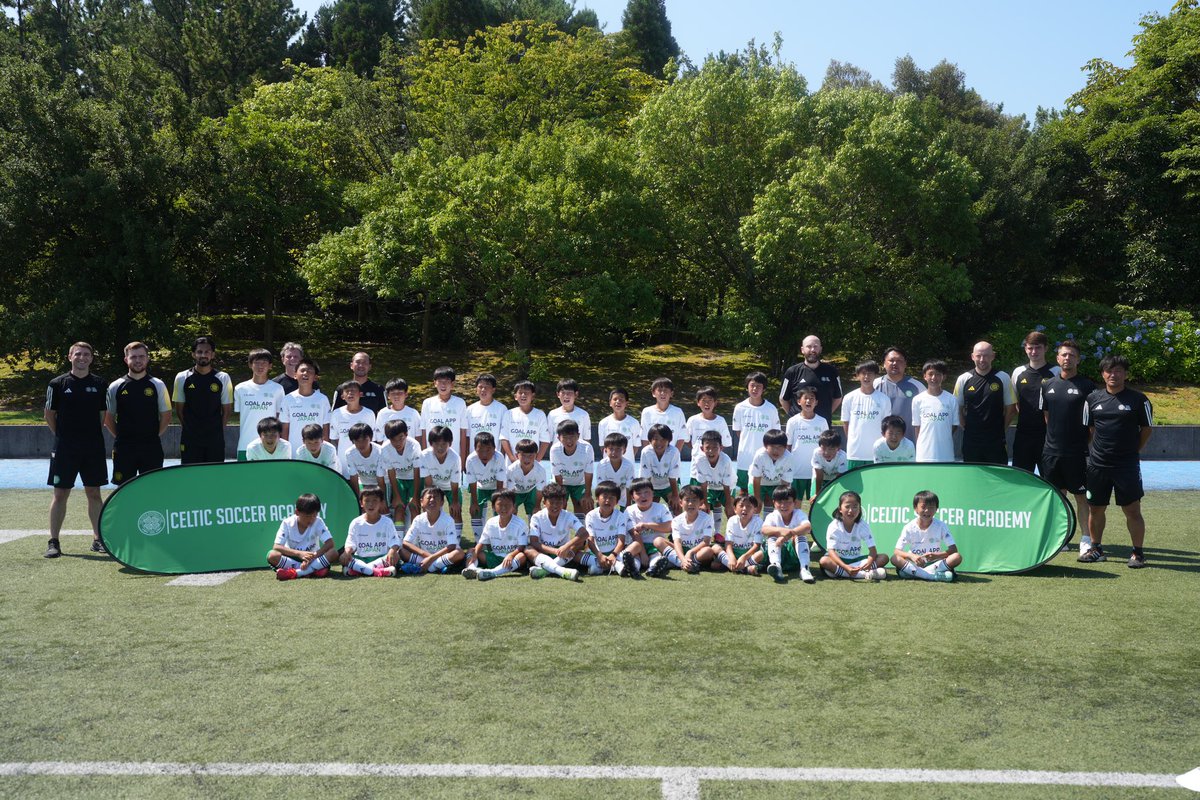 CelticSocAcad's tweet photo. 🍀🇯🇵 Our last day today in Ishikawa, what a fantastic 3 day camp we have had 🙌🏻

The players have been a joy to work with, displaying an excellent attitude throughout the camp and impressing all the coaches with their ability! Next up…Kobe! 💚

#CelticFC #CelticSoccerAcademy https://t.co/nChq2PEqsd