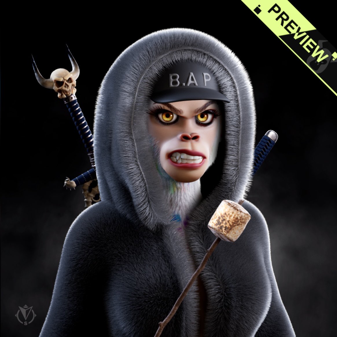 Day 27 🚩 #ApeTraitOfTheDay - Fur Boodie 📷

Where them soft marshmallows at..!

#TheConfigurator
<a href="/AToD_BAP/">AToD_BAP</a>