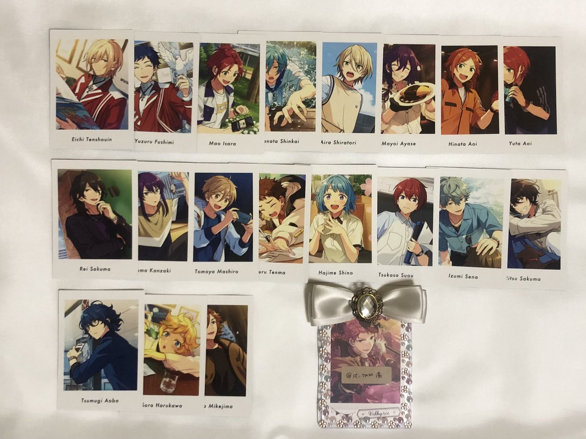 【交換】あんスタ  ぱしゃっつ  Action Private

譲：画像のもの
求：宗＞凪砂・みか

・なるべくA⇆A、P⇆Pでの交換をお願い致します。
・条件の良い方を優先させていただきますので返信にお時間いただく場合がございます。

検索からでもお気軽にお声掛けくださいませ🙇