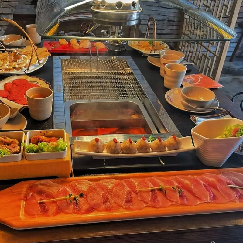 6wRRNcbSTxRC3fE's tweet image. Yawei Hot Pot Barbecue Integrated Table, Roast and Rinse Integrated Hot Pot Table, Kuala Lumpur Cooperation Case Sharing: Shop Waiter Barbecue Hot Pot Kuchai Lama.亚卫火锅烧烤一体桌，吉隆坡合作案例分享：店小二烧烤火锅 Kuchai Lama.  #table #hotpottable  #hotpottable  #烤涮一体桌