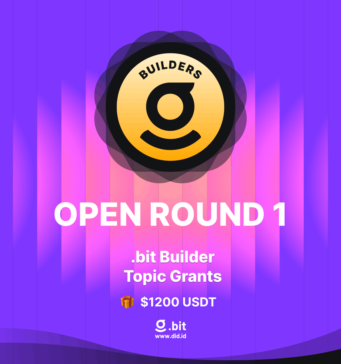 DIDbased's tweet photo. Thrilled to announce the .bit Builder Open Round 1！

Projects that build on or improve the .bit ecosystem are encouraged to apply for this Topic Grant round.

🎁 Grant: 400U*3

🤩 Read the rules on #Voty and submit your proposal now: https://t.co/wW3SzSkTp3

#Voty #bitbuilder https://t.co/RrMJA1ABzw