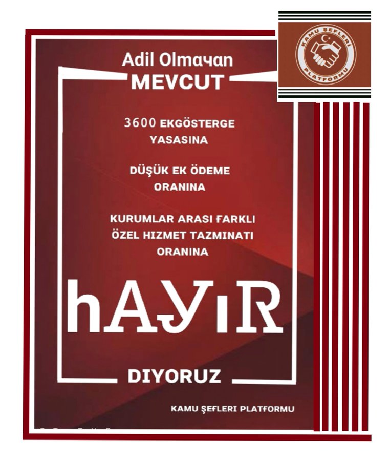 ArslanHanife78's tweet photo. #KamuŞefleri yöneticidir.Özlük, sosyal,mali ve diğer haklarımız yetersizdir. 3600 ek gösterge ile özel hizmet tazminatının 135 puana ve ek ödemenin 170 puana arttırılmasını yönetici statümüz gereği talep ediyoruz. @RTErdogan
@isikhanvedat
@_aliyalcin_
@OnderKahveci
@HBTONBUL 9 https://t.co/b3pET7LJUg