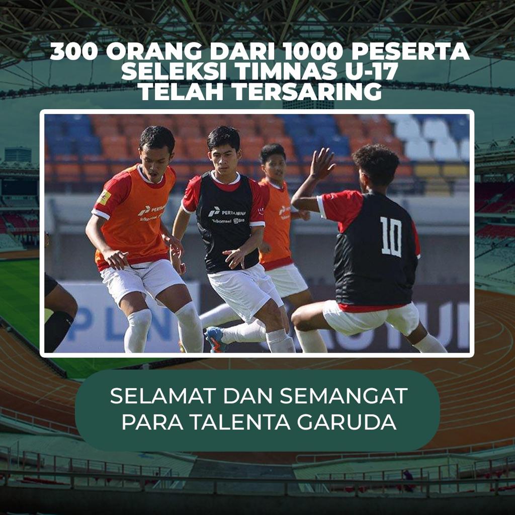 SupomoParjo's tweet photo. 300 orang tersaring dari 1000 peserta untuk ikuti seleksi Timnas U-17
#U17Mendunia #GarudaMendunia #KitaGaruda #BersamaGaruda #GarudaMudaMendunia

Jolly | The Rose | Haruto | Taeyang | Sukabumi | Daddies | Berapa Aja | Bank Indonesia https://t.co/fXrTNEaovx