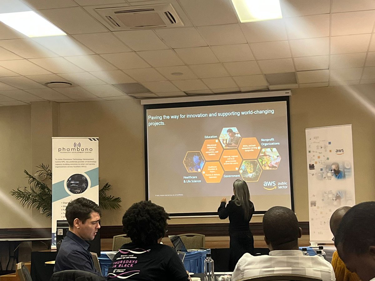 NGOConnectSA's tweet image. Today we are at the AWS Cloud Training Day for Nonprofit Leaders. 

#Phambano #TechforNonprofits #awscloudtraining