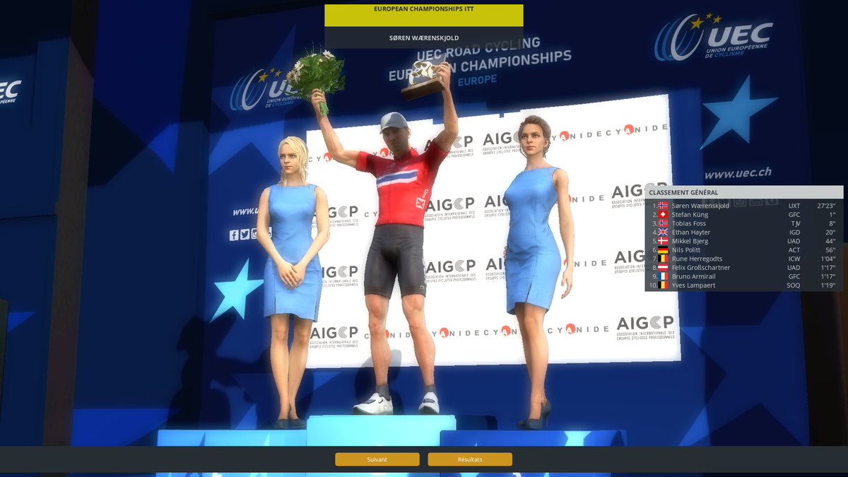 RemiB69500's tweet image. Soren Waerenskjold champion d&apos;Europe CLM !
#PCM2023