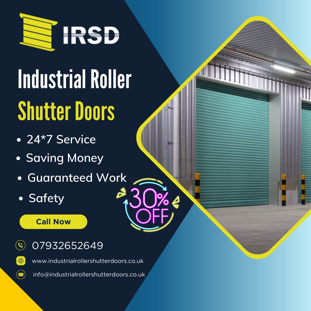 industrialroll2's tweet photo. For a limited time, enjoy an exclusive 30% discount on our premium Industrial Roller Shutter Doors! ๐ท
๐ท Boost your business with robust, reliable, and space-saving roller doors that ensure maximum protection and smooth operations. ๐ท
Call Now: +44 7932652649
#fireshutter #uk https://t.co/7v85mVDHI7