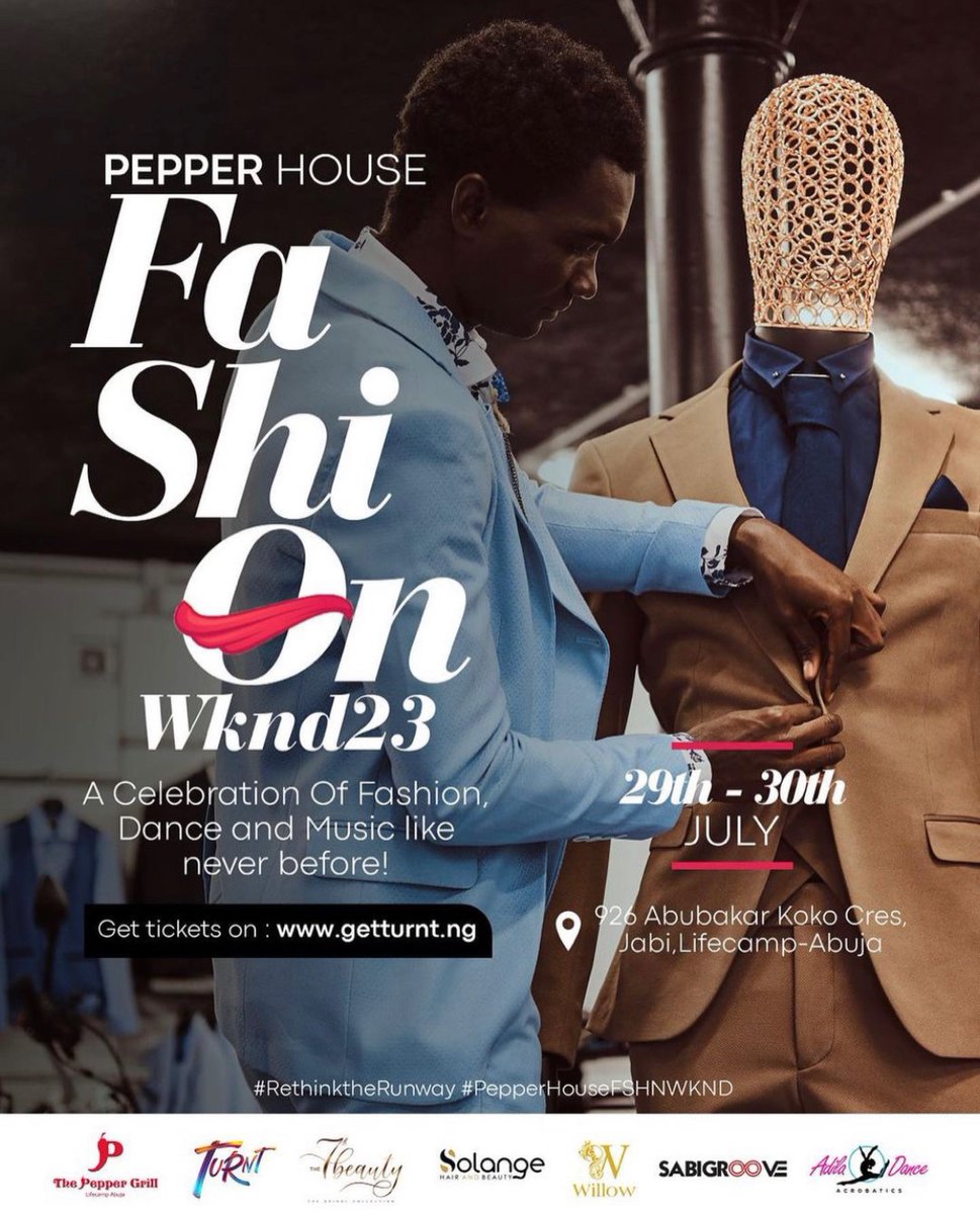 aliceo_k's tweet photo. Fashion weekend is upon us and we at Alice o Kouture will showcasing at the Pepper house fashion show, a celebration of fashion, dance and music. https://t.co/0VmYskRKCY