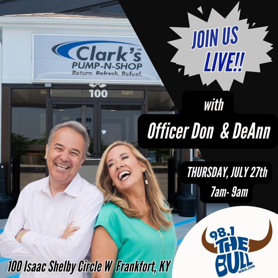 Discounted gas, free coffee, buy one get one sausage biscuits and breakfast pizza, a chance to win gift cards AND Jelly Roll tix?! It’s all happening at Clark’s Pump-N-Shop newest location at 100 Isaac Shelby Circle West in Frankfort but you’ve got to get there by 9 am.