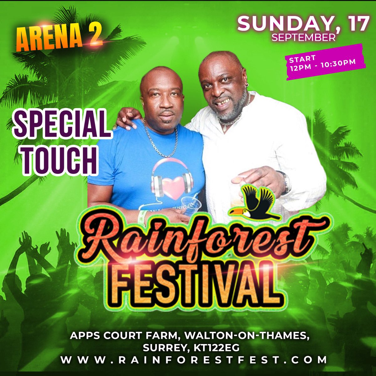 Rainforest_Fest's tweet photo. STAMP ARENA !!!!!
ARE YOU READY TO EXPERIENCE THE BIGGEST MULTI-GENRE SUMMER TIME FESTIVAL OF THE YEAR???

RAINFOREST FESTIVAL 2023 catering for all your musical tastes  SUPER STAR Artists & DJs , with some of the biggest fan favourites from home and abroad. 

THE LEGENDARY STAMP ARENA  will be bringing their classic Street VIbez  to a festival setting, with a fabulous line up 
to entertain you with Classic Anthems , sunkissed ambiance, Beautiful people and a fabulous 
Time  like never before.
@therealfaithevans
@bluevandross
@iamlibianca
@specialtouch_sound
@5th_avenue_official
@djmilktray
@djblondie
@jromepr
@djsteverunningman

DATE
SUNDAY 17TH SEPT 2023

VENUE
APPS COURT FARM HURST ROADWALTON-ON-THAMES KT122EG, LONDON.
https://t.co/lEhJDqL8v5

TIME
12PM - 10:30PM

Tickets are available at (CLICK ON OUR BIO) 👉🏽 https://t.co/lUES5PWLD8

#Libianca #RainforestUK #WhatsApp #summer2023 #UK #afrobeat