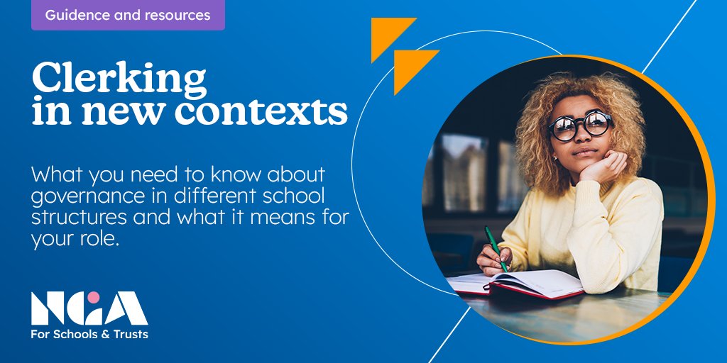 ClerktoGovernor's tweet photo. If you are branching out as a governance professional check out the NGA guidance on what you need to know about different school settings: https://t.co/gdoBgzkrH6 https://t.co/EQLF6dPunU