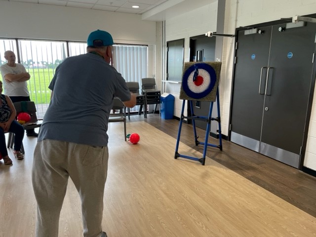 HaltonGetActive's tweet photo. Challenge this week in active bingo:
Axe Throwing skills!
Michael keeps hitting the bullseye!
@HaltonBC @OneHalton #HaltOnLoneliness #activehalton #getfit #widnes https://t.co/hAlfp0FRcS