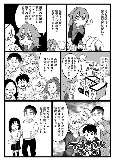 辛い体験も"なかったこと"にされる「男なんだから我慢しろ」の呪縛の話。(2/4)
※虐待と性被害の描写があります
#漫画が読めるハッシュタグ 