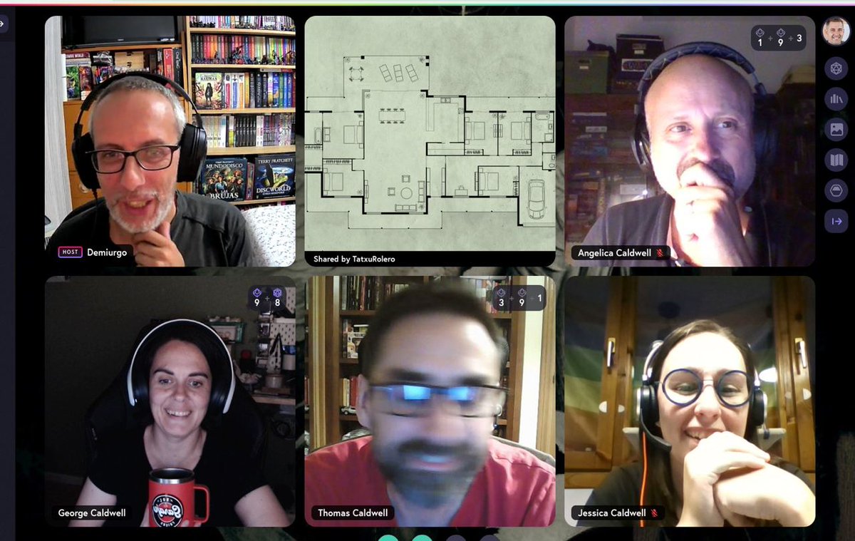 TatxuRolero's tweet image. Con la resaca post #Celsius232 pero el hype rolero por todo alto, ayer en @enclavedejuego
continuamos 'Judgement' para #KultDivinityLost 👹

@soradeaventuras @Partida_Domingo @OscarRecioColl
y JC, como la familia Caldwell, vieron y sufrieron pequeñas insinuaciones de La Verdad 🫣