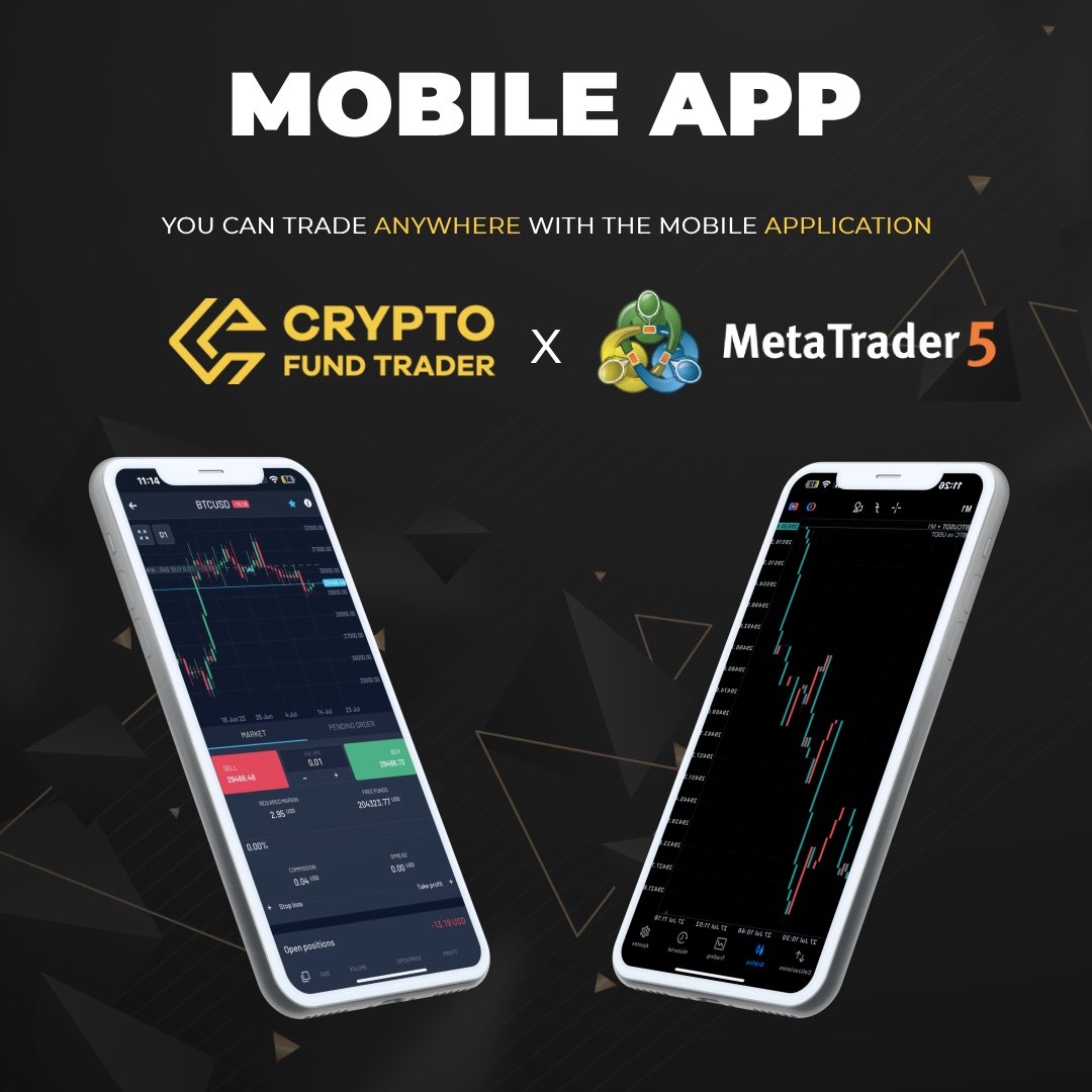 MOBILE APP📱 Download the mobile application and monitor your trades from  anywhere. Active on CFT Platform and MetaTrader 5 for all our users.