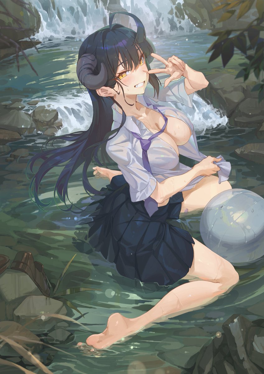 「ダイヤちゃんの夏 」|HxxG / ホンのイラスト