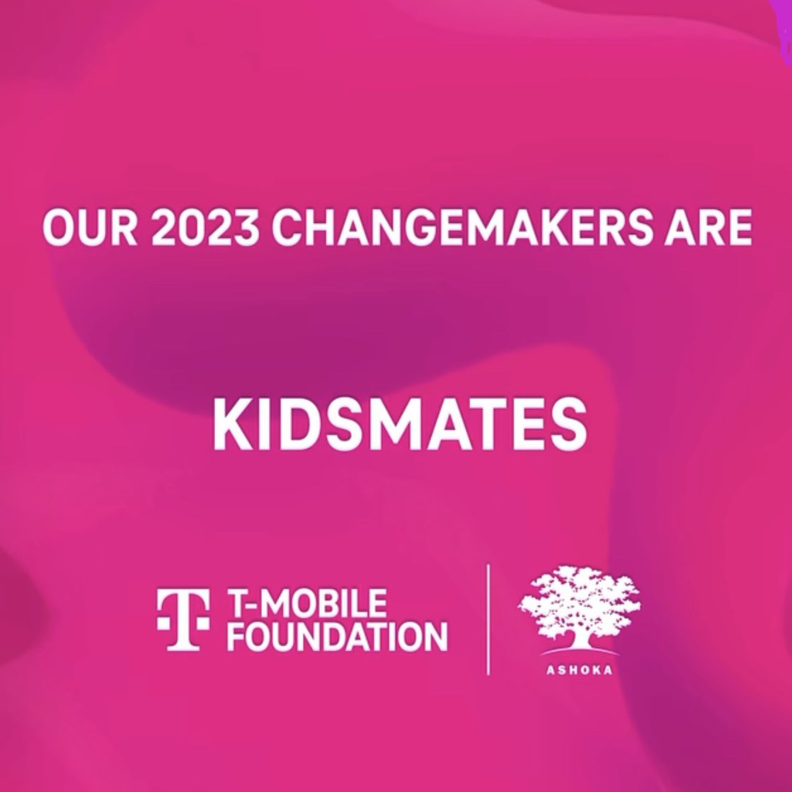 KidsMates's tweet photo. Youth with World‑Changing Solutions Chosen by T‑Mobile and the T‑Mobile Foundation as 2023 Changemaker Challenge Finalists https://t.co/ro6ij83l8Z… via @TMobile @Changemakers  @AshokaUS 

Equity in Action – Top Category Winner
@KidsMates https://t.co/mZnI641aVL