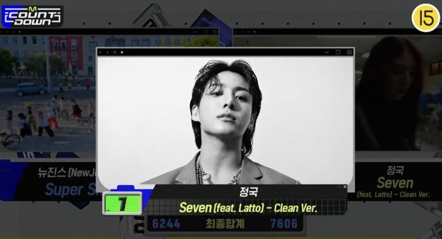 01Btsxarmy's tweet photo. 🏆 | Congratulations to @BTS_twt Jungkook's "SEVEN" for winning its second win on today's MCountdown. 🎉

MCountdown = 🏆🏆 

#Seven2ndWin https://t.co/NuSpKL500p