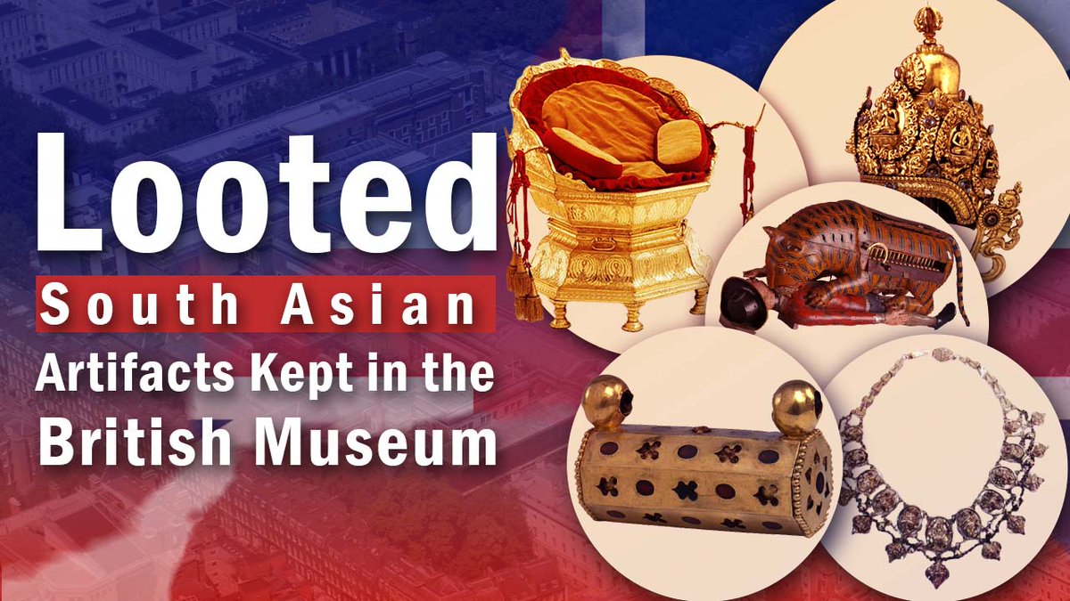 geofrontlinetv's tweet photo. Looted South Asian Artifacts Kept in The British Museum
Video Link: https://t.co/plnybCdkRJ
#britishmuseum #artefacts #ColonialEra #Pakistan #LootedArtifacts #ColonialTheft #StolenArtifacts #tipusultan #Kohinoor #britishempire #loot #SriLankan #SouthAsian #Afghanistan https://t.co/8svSPLxkd9