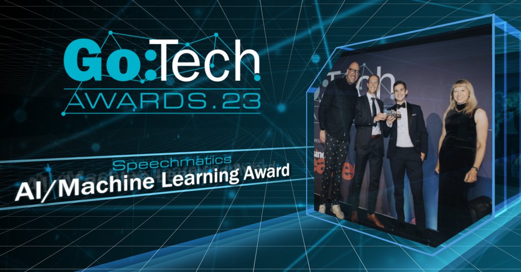 GoTechAwards's tweet image. @Speechmatics claimed the AI/Machine Learning Award at #GoTech23.

We caught up with the team at Speechmatics after scooping the Go:Tech Awards trophy to talk inspiration, breakthroughs and more.

Read here 👇 
bit.ly/44waH2o