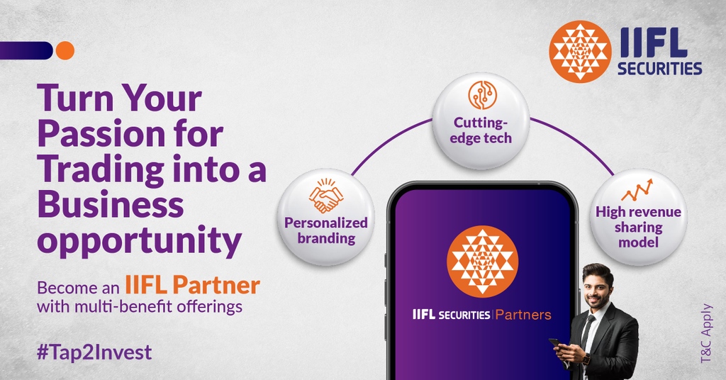 iiflcapital's tweet photo. Have experience in the financial segment? Become a partner with us and enjoy multi benefits! #IIFLSecurities #IIFLPartner
Become a Partner: https://t.co/9g7WCa8Ndu https://t.co/GAYefXFSsd