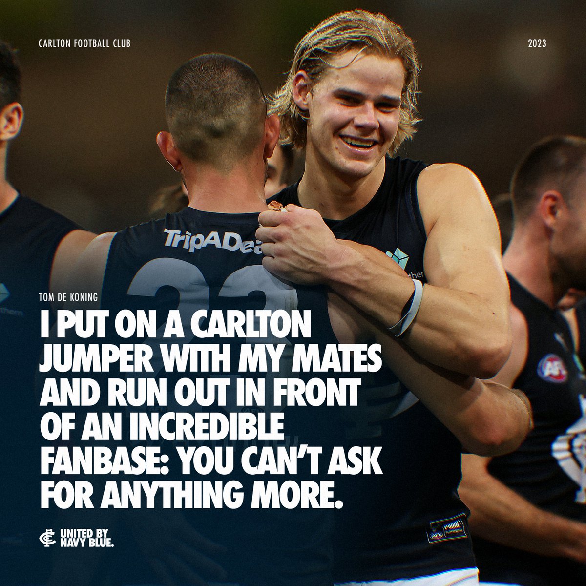CarltonFC's tweet photo. Not. Going. Anywhere.

💙 https://t.co/JEzhTMiTb3