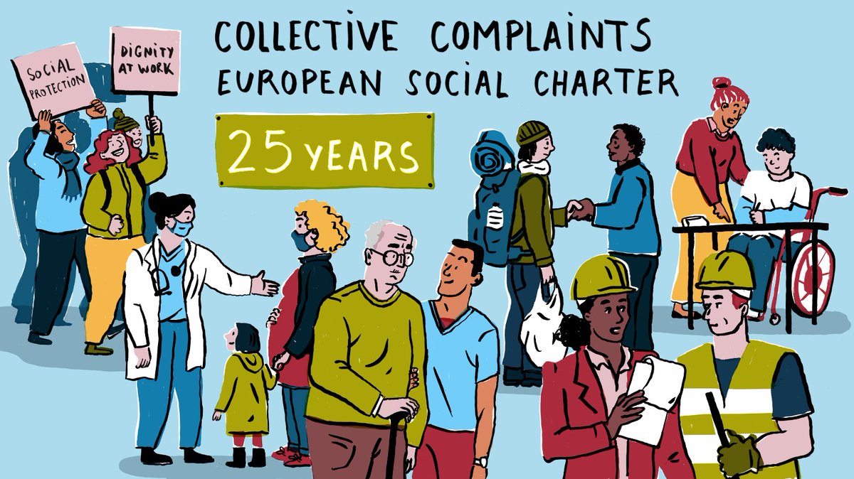 2⃣5⃣ #EuropeanSocialCharter: Aniversarea reclamatiior colective ▶️tinyurl.com/5a62jte7
Procedura reclam. colective reprezintă un mecanism important , creat în baza #EuropeanSocialCharter @coe în cadrul sistemului ..▶️tinyurl.com/2ff395k4
#SocialRights @CoESocialRights