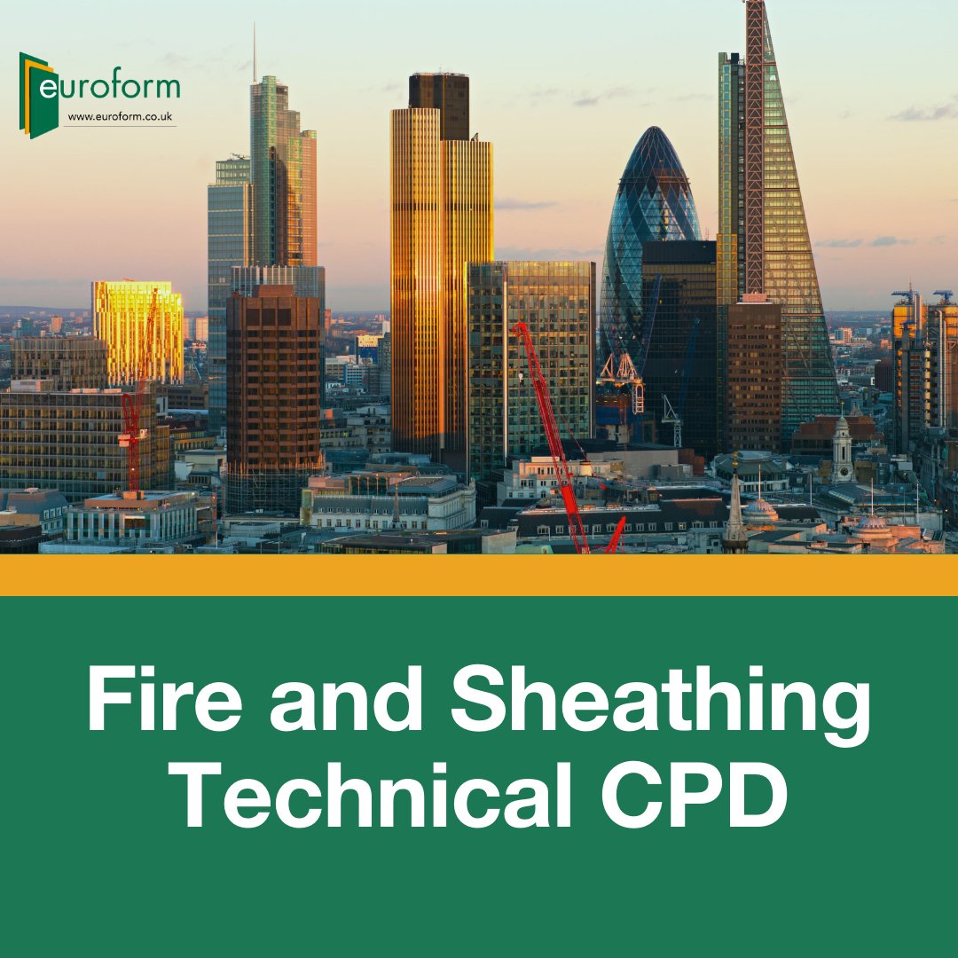 euroform95's tweet photo. Book a Fire and Sheathing Technical CPD to upgrade your expertise!

🌐 https://t.co/0FmXJS15E3

#cpdtraining #CPD #cpdpoints #cpdaccredited #cpdcourses #TechnicalCPD #fireprotection #facadesystems #Sheathingsystems https://t.co/9UYznRurAA