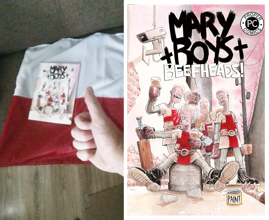 andre_leal's tweet photo. I've got my Mary Boys Beefheads yesterday. First 2 books were amazing, can't wait to read this one. Thank you @maryboys1 and @Lutoslava !!! #maryboys #indiecomics #beefheads #polskaflaga #polishflag https://t.co/wxEsRtNx9c