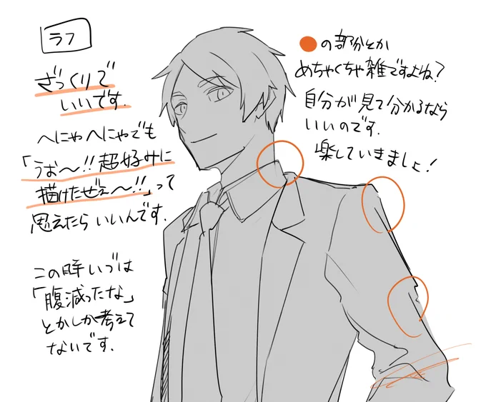 ❐イラストメイキング(1/6)
ラフ&amp;カラーラフ編

自分が何描いたか分かればそれでヨシ!
あと色の配分は死ぬほど気にしてます 死にはしないですけど

⇓ツリーに続く⇓ 