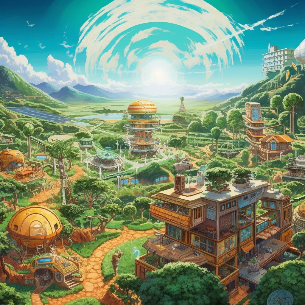 #solarpunk a day keeps carbon emissions at bay 🌞