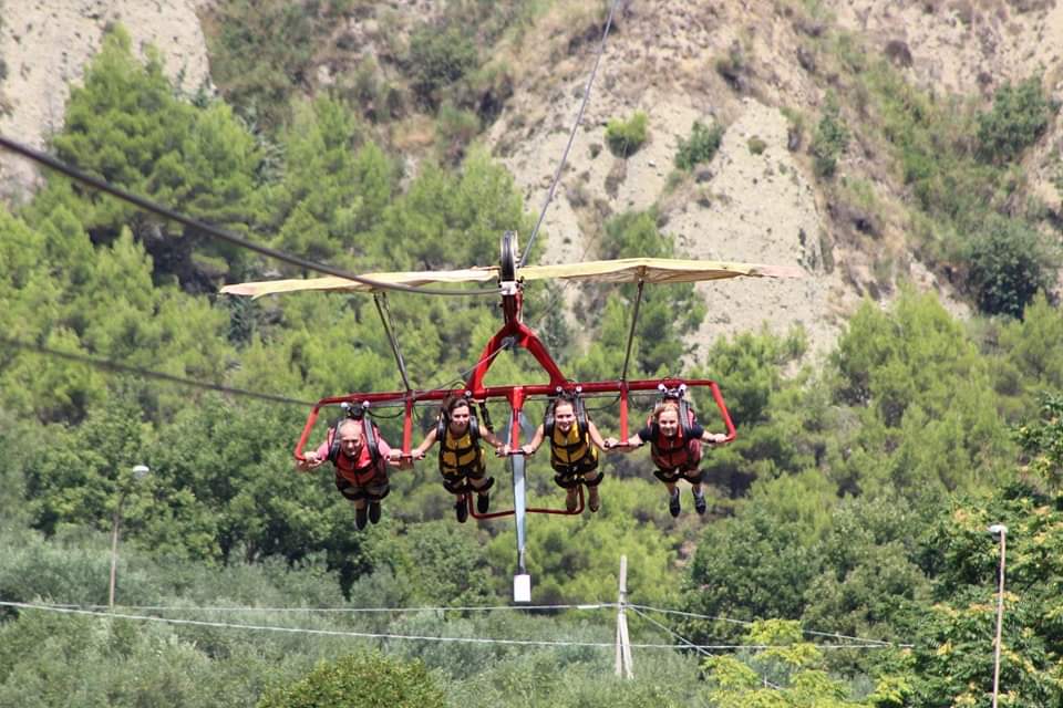 Feel like an adrenaline thrill? 
It is once again possible to do Eagle Flight in San Costantino Albanese. 
Breathtaking emotions in the Pollino National Park.
📷@volodellaquilabasilicata
#LoveBasilicata #EnPleinAir #FreeToMove 💚