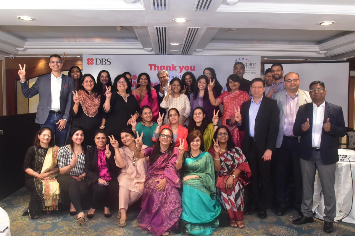 Aspire For Her launched the #WomenInBanking Community at Taj Lands End, Mumbai, with an insightful panel discussion on 'Improving The Gender Diversity Ratio In The Banking Industry.' 

#DBSBankIndia aligns with this movement as part of its commitment towards gender diversity.