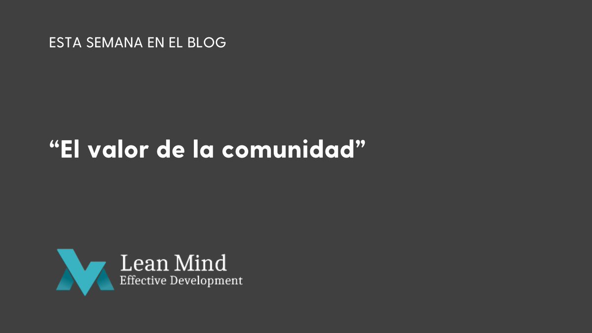 Lean Mind (@leanfulness_es) on Twitter photo 🌟¿Cuáles son los valores de la #comunidad que queremos?
¿Cuáles son los distintos actores implicados y cuál es su contribución esperada?🤔
<a href="/carlosble/">Carlos Blé</a> habla de todas estas cuestiones en este #post
👀👇
bit.ly/455fszF
#leanmind #Blog 🌟¿Cuáles son los valores de la #comunidad que queremos?
¿Cuáles son los distintos actores implicados y cuál es su contribución esperada?🤔
<a href="/carlosble/">Carlos Blé</a> habla de todas estas cuestiones en este #post
👀👇
bit.ly/455fszF
#leanmind #Blog