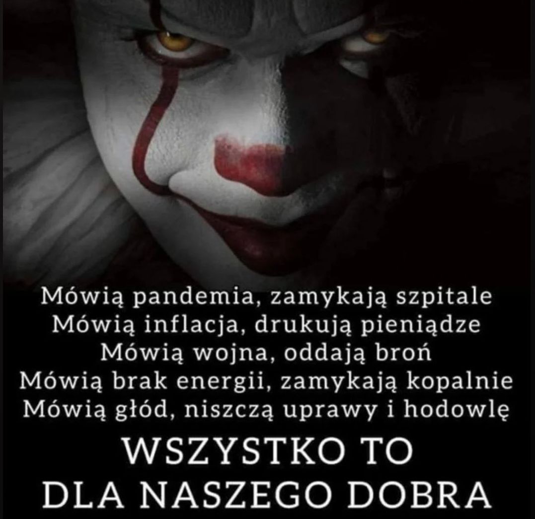 Albert301271's tweet photo. Oni to wszystko robią dla naszego dobra. https://t.co/Cz3Co90fWJ