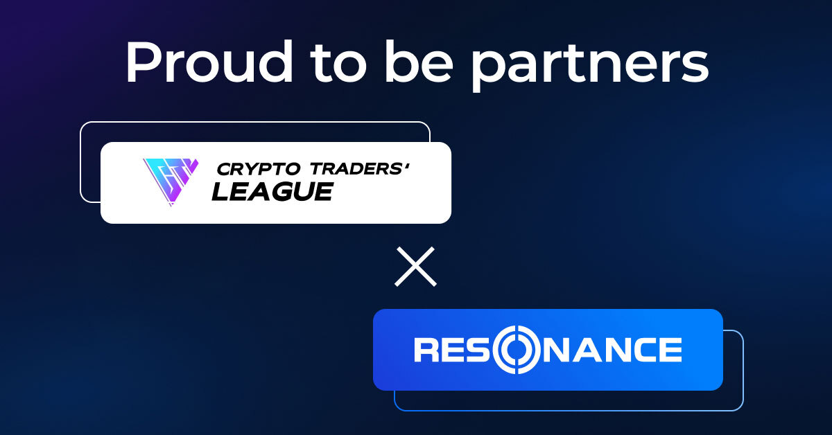 An exciting partnership between Resonance and the <a href="/CTradersLeague/">Crypto Traders' League</a> platform!

Now traders can analyze market volumes with #Resonance, trade on their favorite exchanges, and win tournaments with prizes up to 20,000 USDT. 

We look forward to embarking on this journey together.