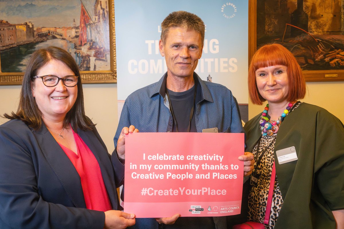 Thanks Sarah Owen MP & Rachel Hopkins MP for joining us at the parliamentary event with Arts Council England & Creative People and Places network – celebrating 10 years of CPP and advocating for hyperlocal creative programming for people & place. #LetsCreate #CreateYourPlace