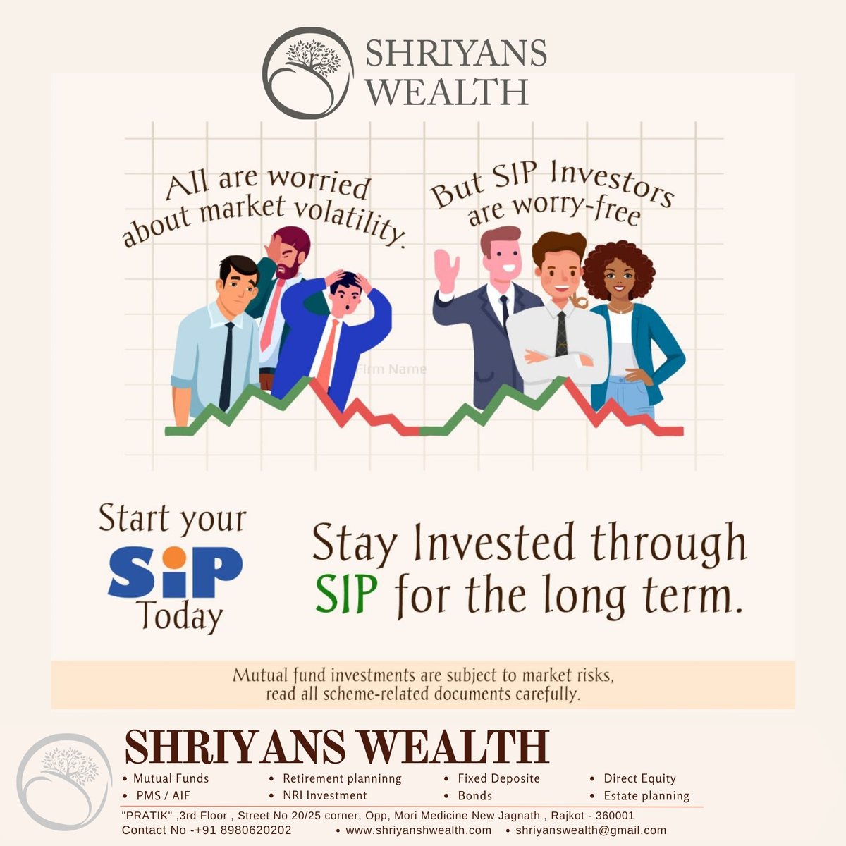 shriyanswealth's tweet image. Amidst the storm of market volatility, SIP investors stay calm and collected, reaping the rewards of compounding growth. 📈💰 #SIPInvesting #StayCalm #ConsistentGrowth